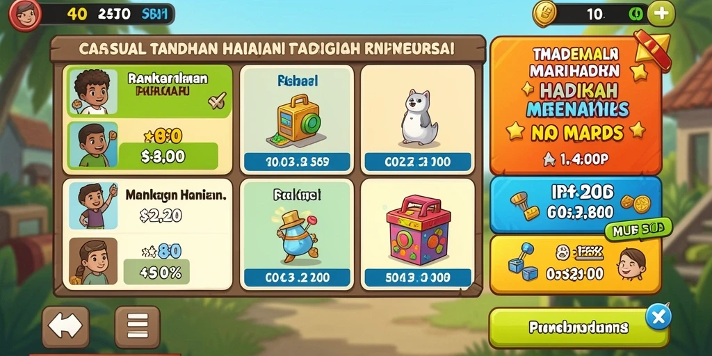 st789 - Tangkapan layar fitur upgrade karakter yang unik.