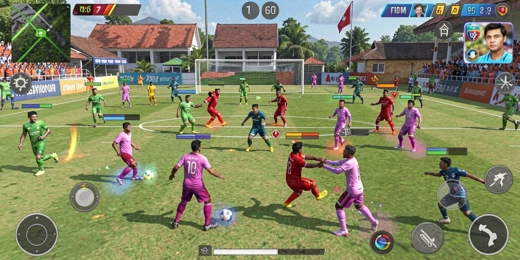 watitoto - Grafis permainan yang cerah dan atraktif.